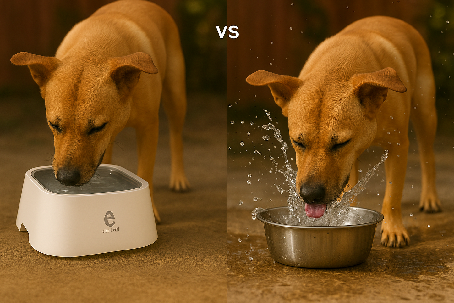 non-spill dog drinking bowl
